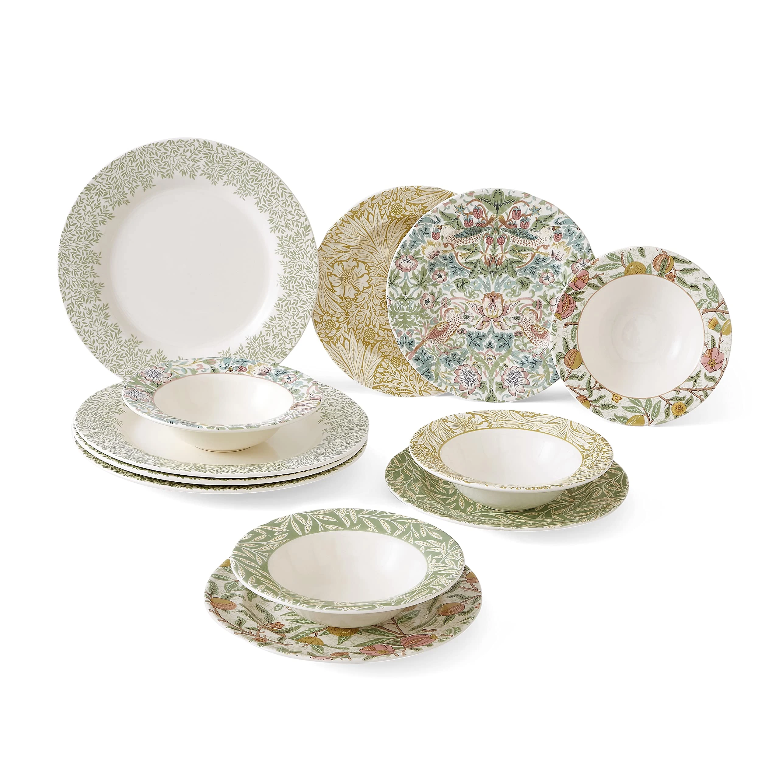 Spode Morris & Co 12 Piece Dinner Set