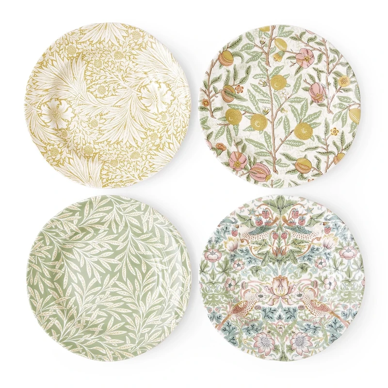 Morris & Co 23cm Set of 4 Plates