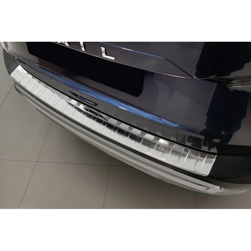 Avisa Stainless Steel Rear bumper protector compatible with Nissan X-Trail IV (T33) 2021- 'Ribs'
