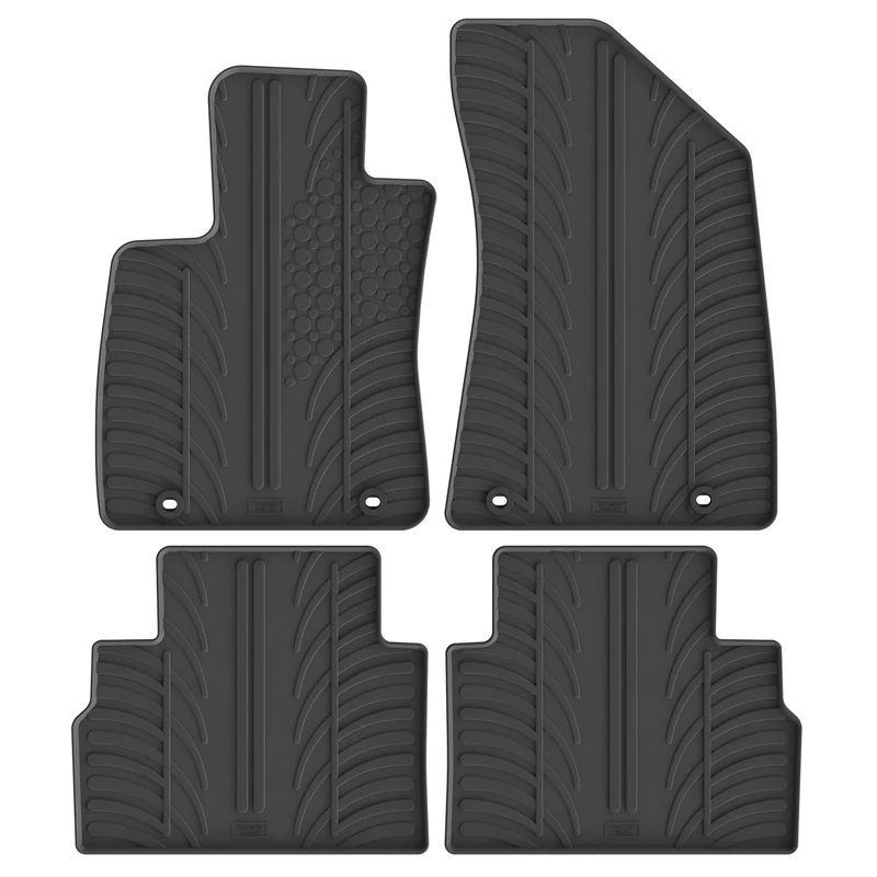 Gledring Set of rubber mats compatible with MG ZS (EV) 2019 (T profile, 4 pieces)