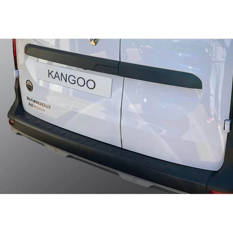 RGM ABS Rear bumper protector compatible with Renault Kangooo III/Mercedes Citan (W420) / Nissan Townstar 2021- Black