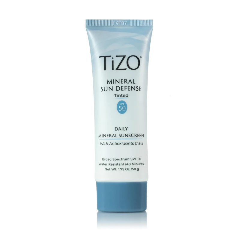 Tizo Mineral Sun Defense Tinted SPF 50 For Women 1.75 oz Sunscreen