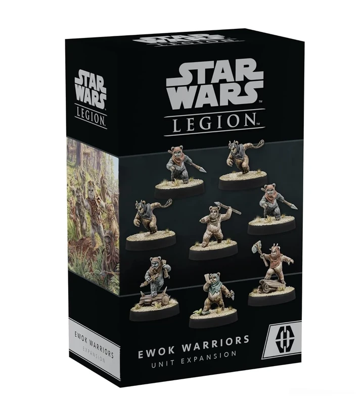 Atomic Mass Games | Star Wars Legion: Ewok Warriors Unit Expansion | Miniatures Game | Ages 14+ | 2 Players | 90 Minutes Playing Time