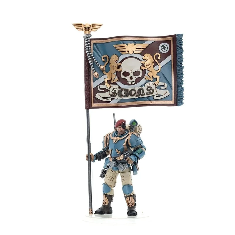 Bloomage Joytoy Tech - WH 40K - Astra Militarum Tempestus Sci Com Banner Bearer 1/18 Af