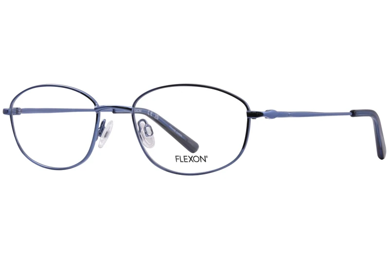 Flexon W3039 455 Shiny Slate Blue Eyewear Woman, Oval, 50