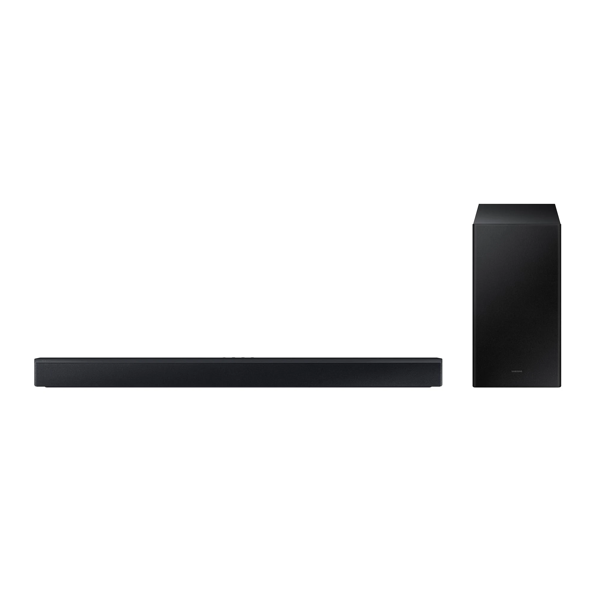 Samsung HW-C430/ZF C Series Soundbar, 3 Speakers, Subwoofer Included, 2.1 Channel Audio, Adaptive Sound Lite, Black 2023