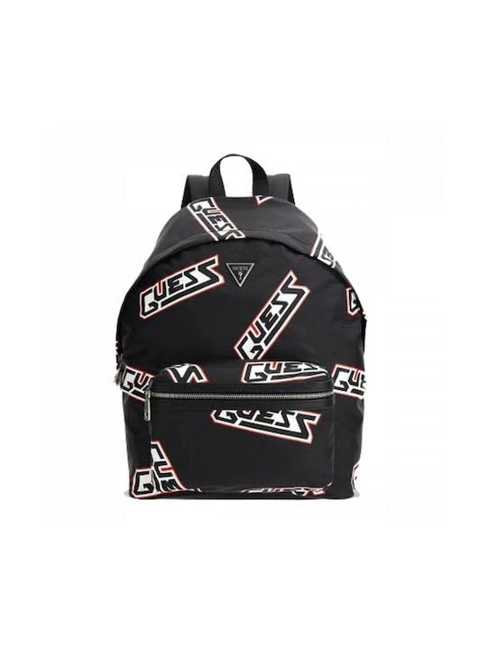 Guess Men's Backpack, Black, Black, One Size, Backpack