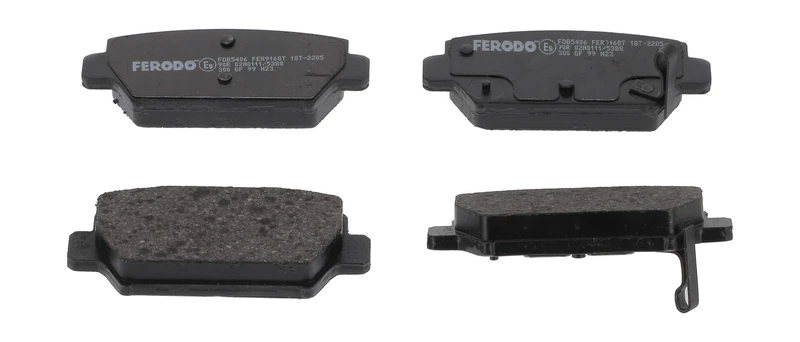 FERODO Brake Pads | FDB5406 | OE-Matching Quality | Eco-Friction Fuse+ Technology | Pack of 4