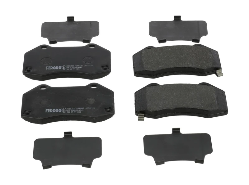 FERODO Brake Pads | FDB5382 | OE-Matching Quality | Eco-Friction Fuse+ Technology | Pack of 4