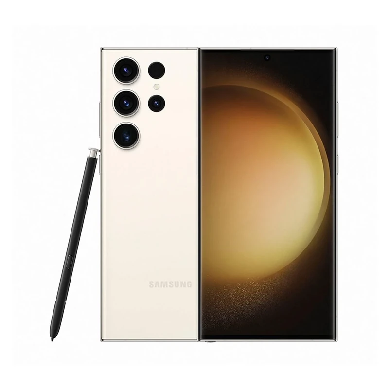 Samsung Galaxy S23 Ultra SM-S918B 17.3 cm (6.8") Android 13 5G USB Type-C 8 GB 256 GB 5000 mAh Cream (Renewed)