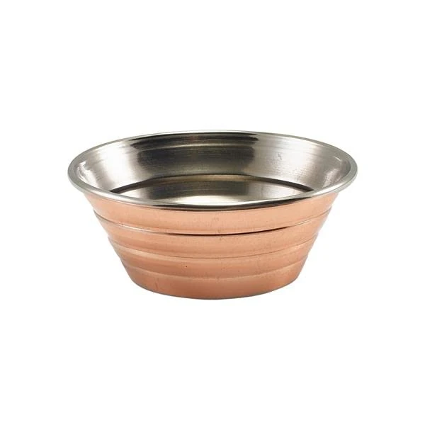 GenWare Copper Plated Ribbed Ramekin 1.5oz / 43ml, RAMSTR115C, Pack of 24