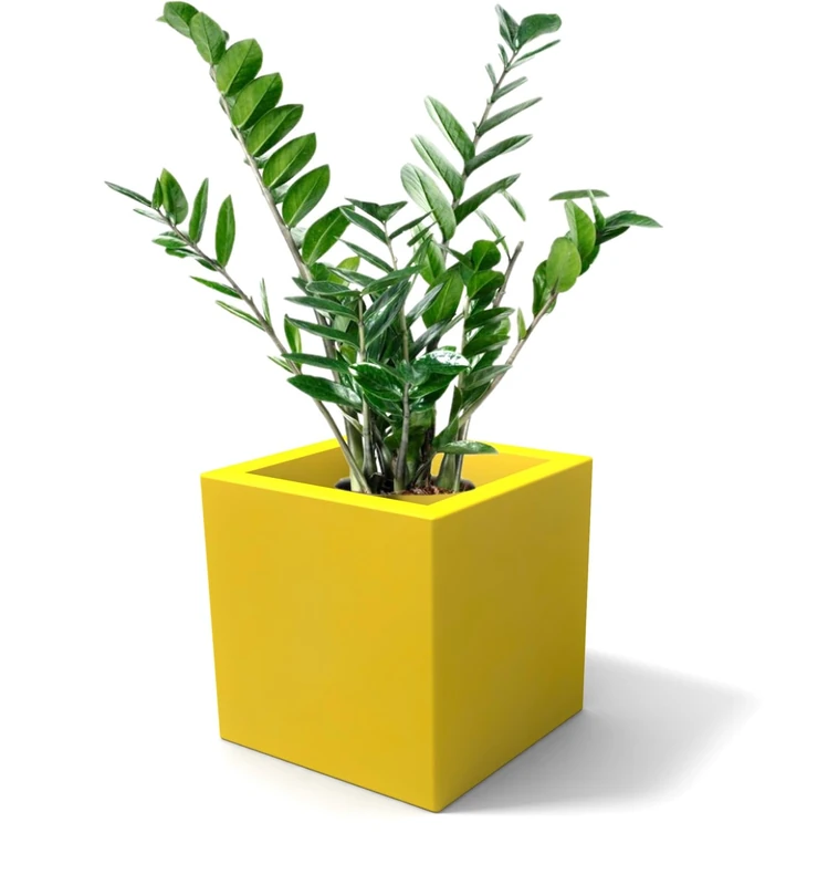 Kloris vase, Resin, Yellow, 45x45 - Image 1