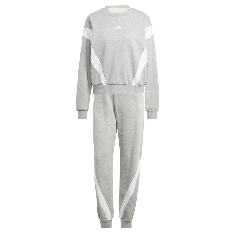 adidas Women's Laziday Track Suit, Medium Grey Heather, M