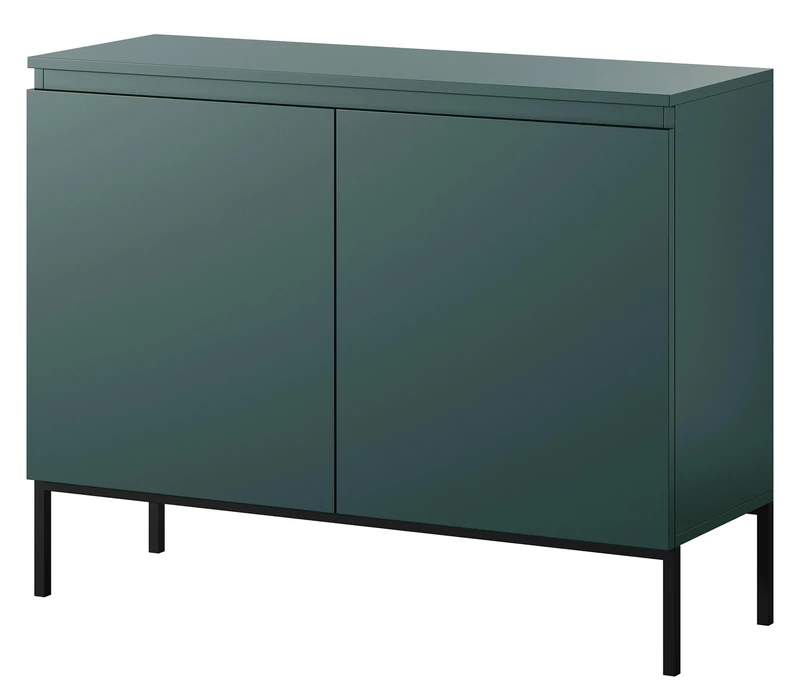 Selsey Sideboards, Metal melamine, Dark Green, 100 cm