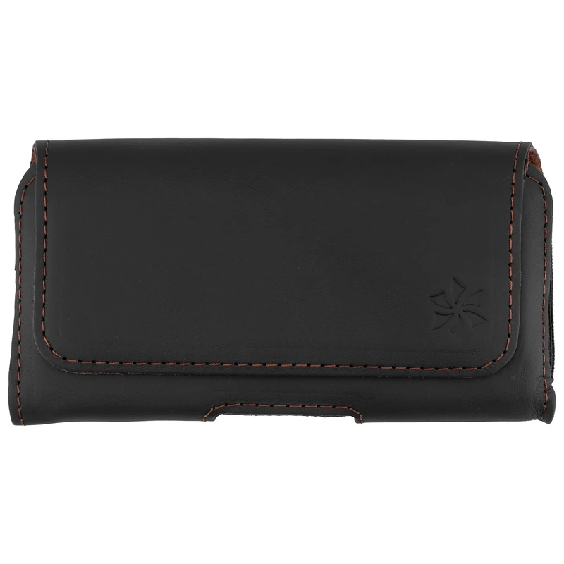 honju Horizon Genuine Leather Belt Case for Google Pixel 7a / Pixel 7 / Pixel 7 Pro/Pixel 6a / Pixel 6 / Pixel 6 Pro [Genuine Cowhide Leather Mobile Phone Case with Belt Loop, Magnetic Closure] Black