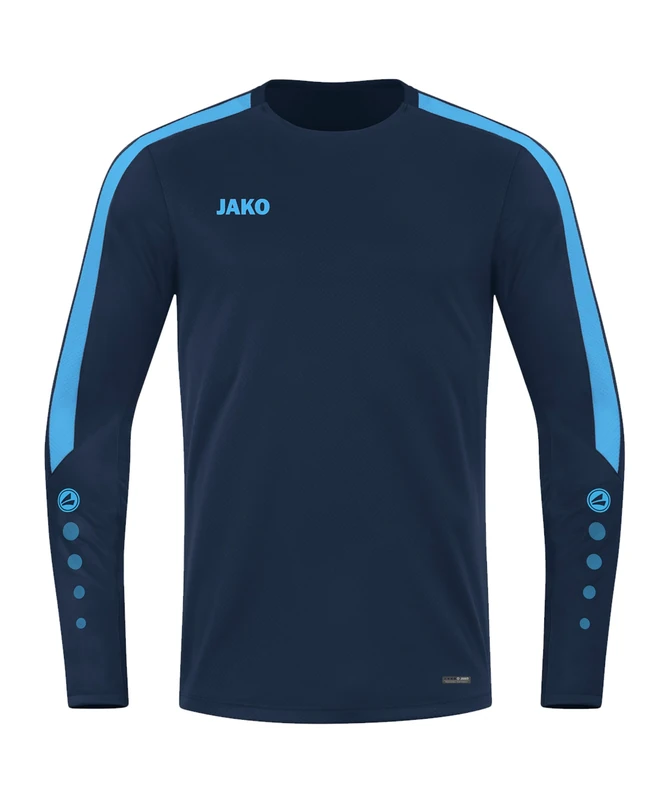 JAKO Unisex Children's Sweatshirt Power Pullover Navy/Sky Blue