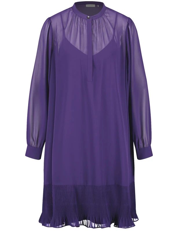 GERRY WEBER Women's 280042-31528 Dress, Dark Violet, 16