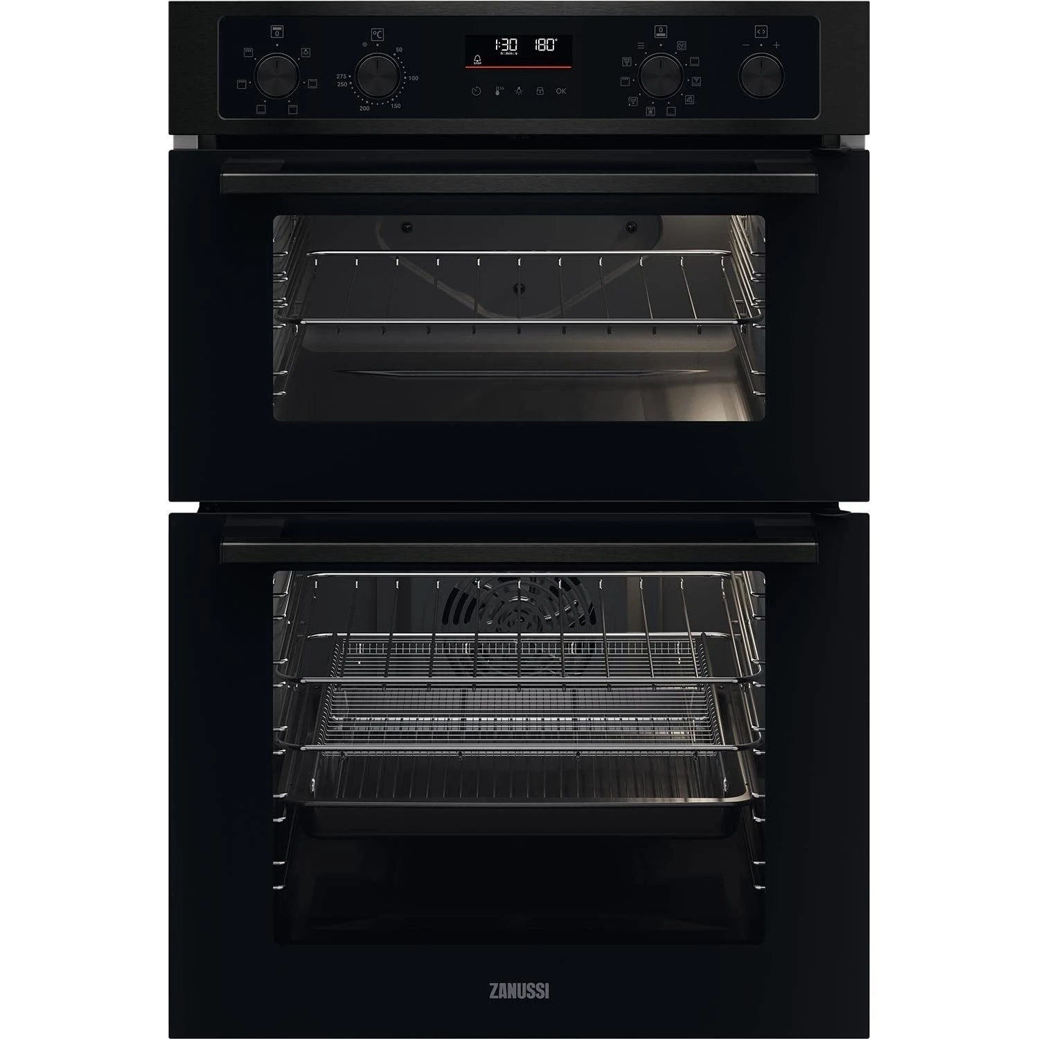 Zanussi Series 40 Airfry Built-in Double Oven With Catalytic Cleaning - Black