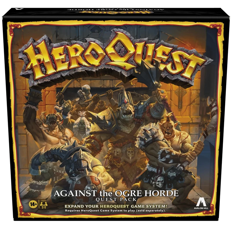 Avalon Hill Heroquest Against the Ogre Horde Quest Pack, Roleplaying Game, Requires HeroQuest Game System to Play - English Version