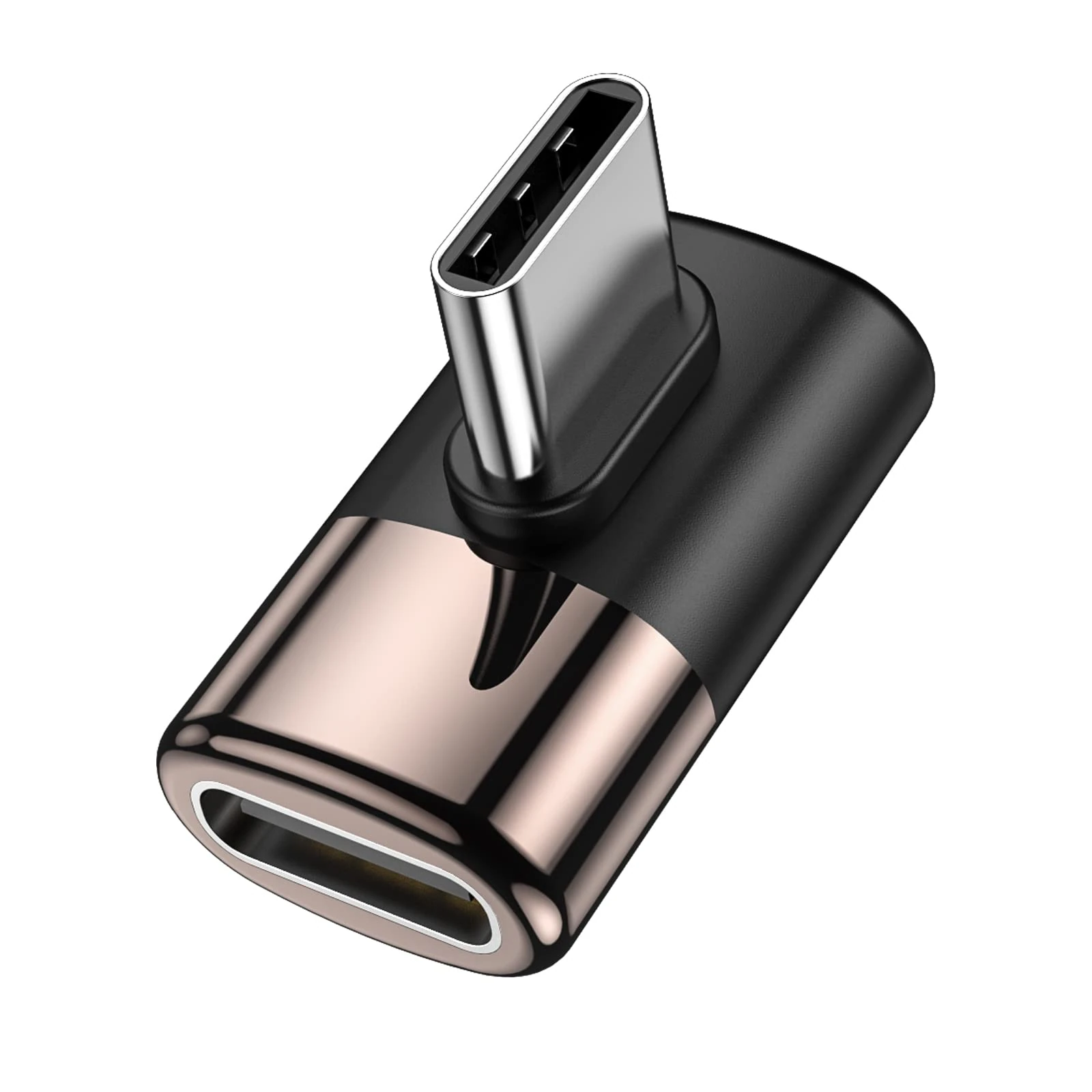 MOGOOD USB C 90 Degree Angled Adapter, USB C Male to Female Right Angle Connector for Steam Deck, MacBook Pro, iPad Pro, Tablet, Phones, Nintendo Switch