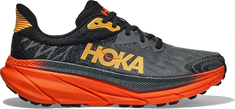 Hoka ONE ONE 1134497-CFLM Challenger 7 Men Castlerock/Flame UK 13.5 - Image 1