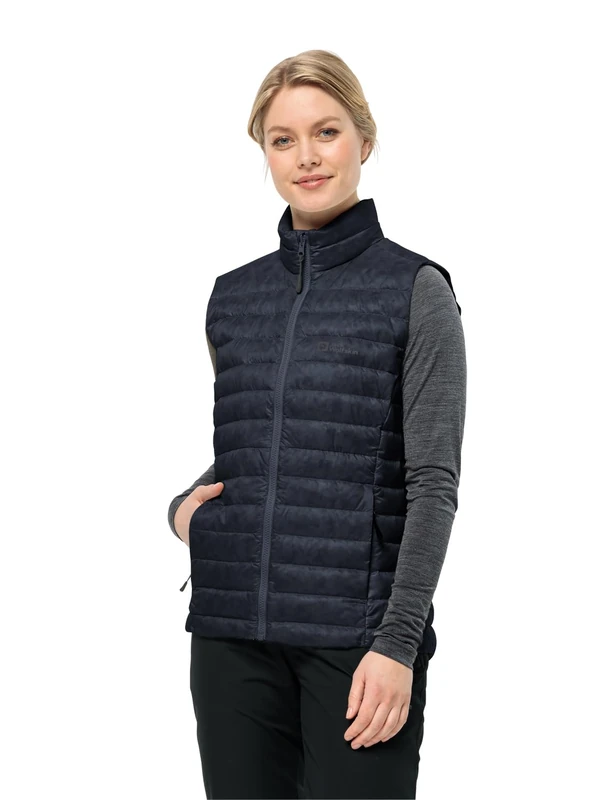 Jack Wolfskin Pilvi Women's Down Vest, night blue, M