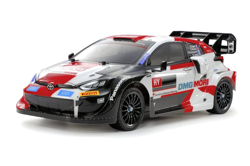TAMIYA 58716 1:10 RC Toyota Yaris Rally 1 Hyb. TT-02 Remote Control Car, Vehicle, Model Building, Assembly, Hobby, RC Kit, Unpainted