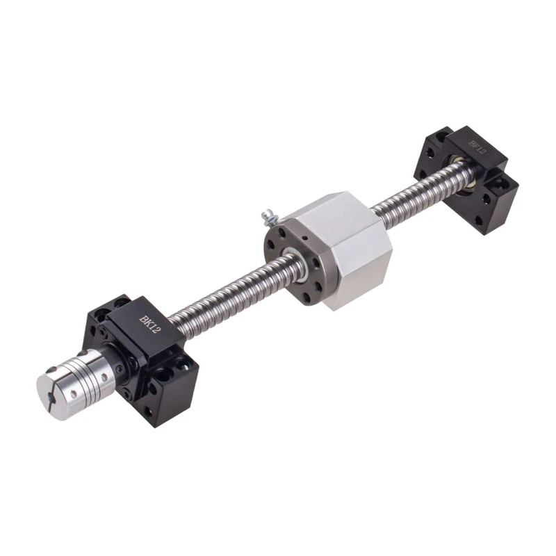 ONLISUM SFU1605-1500mm Ballscrew Kit,Anti-Backlash Ball Screw with Ballscrew Nut Housing and End Supports BK/BF12 + Coupler,High Precision Part for CNC Machine