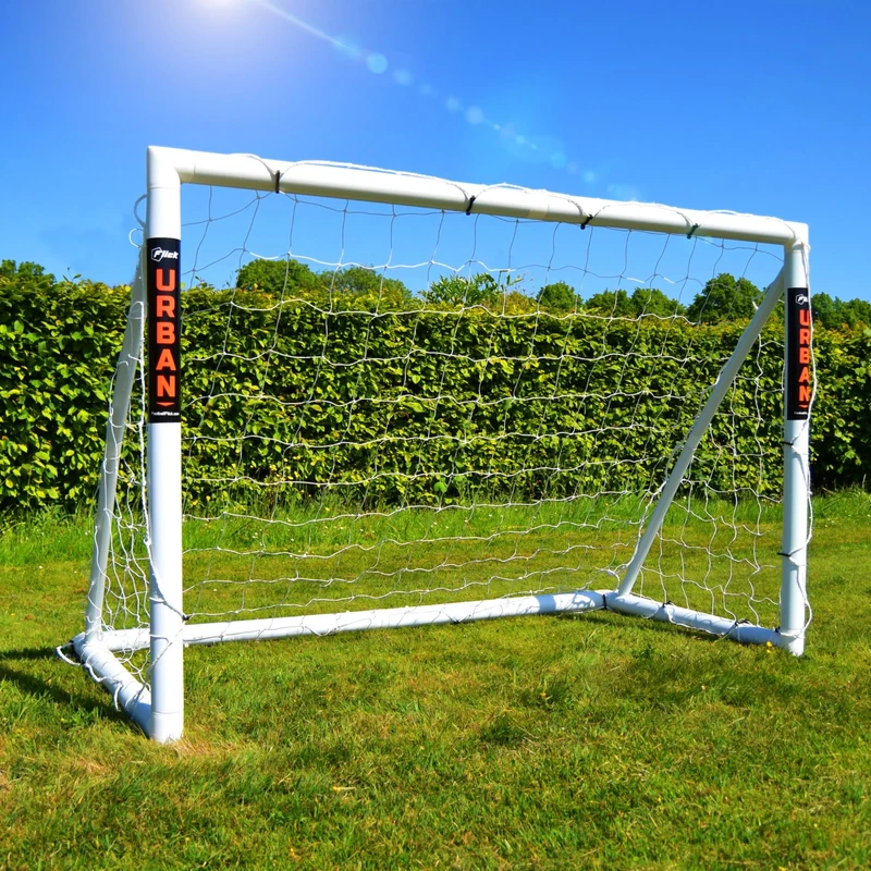 Amazon Exclusive Football Flick 6ft x 4ft Training Goal - The Best uPVC Football Goal for Gardens - All Weather Protection - Integrated Locking System For Easy Assembly