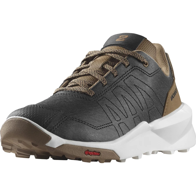Salomon Patrol Play Unisex Kids Trail Running Shoes, Powerful Grip, Water and Weatherproof, and Long Lasting Comfort, Moonscape, 12.5 UK