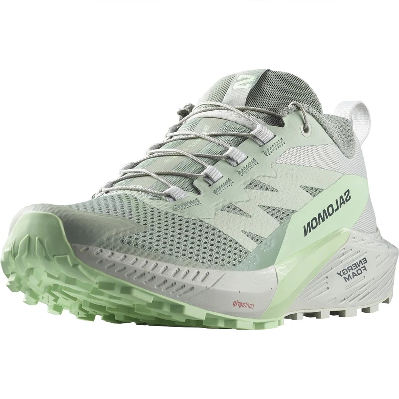 Salomon Sense Ride Women's Trail Running Shoes, Cushioning and Response, Versatile Grip, and Lightweight Upper, Lily Pad, 9.5