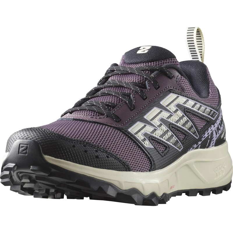 Salomon Wander Women's Trail Running and Walking Shoes, Outdoor Ready, Cushy Comfort, and Secure Foothold, Moonscape, 5.5