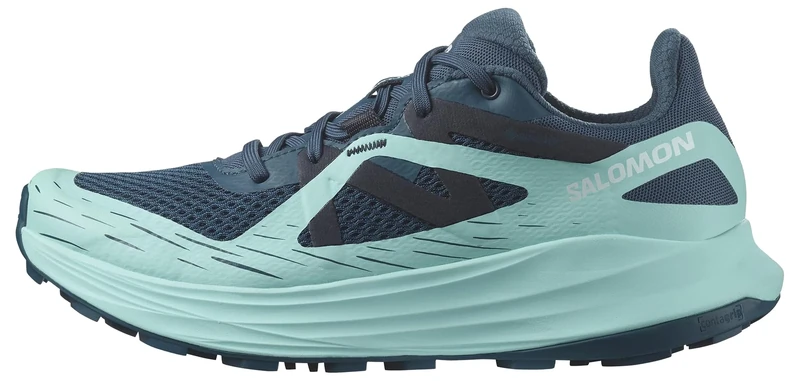 Salomon Ultra Flow Gore Tex Women's Trail Running Shoes, Bad Weather Resistant, Road to Trail Cushioning, and Mixed Terrain Ready, Black, 3.5