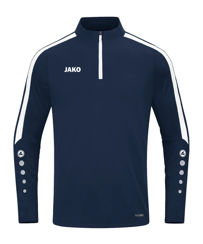 JAKO Power Athletic Unisex Ziptop Navy