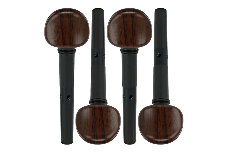 Wittner 270111S04P Set of 4 Violin Fine Tuning Swivels for 4/4-3/4 Violin Diameter 7.8/1:30 Rosewood Colours Made in Germany