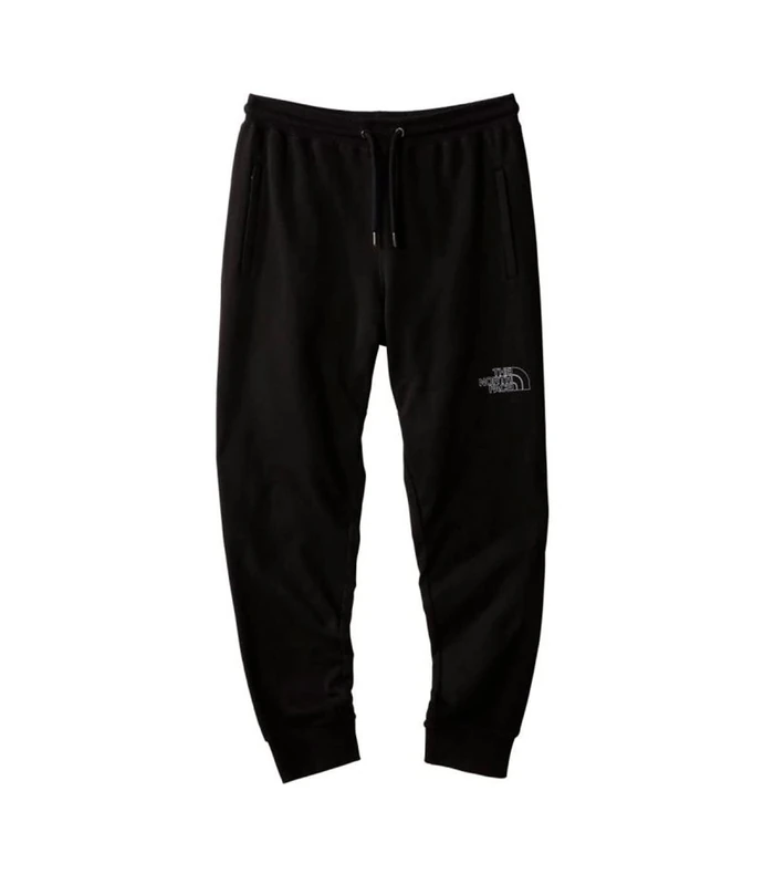 The North Face Men's Drew Peak Pants Trousers, Black/White, XL - Image 1