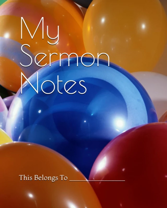 Sermon Notes Notebook: Elementary Edition