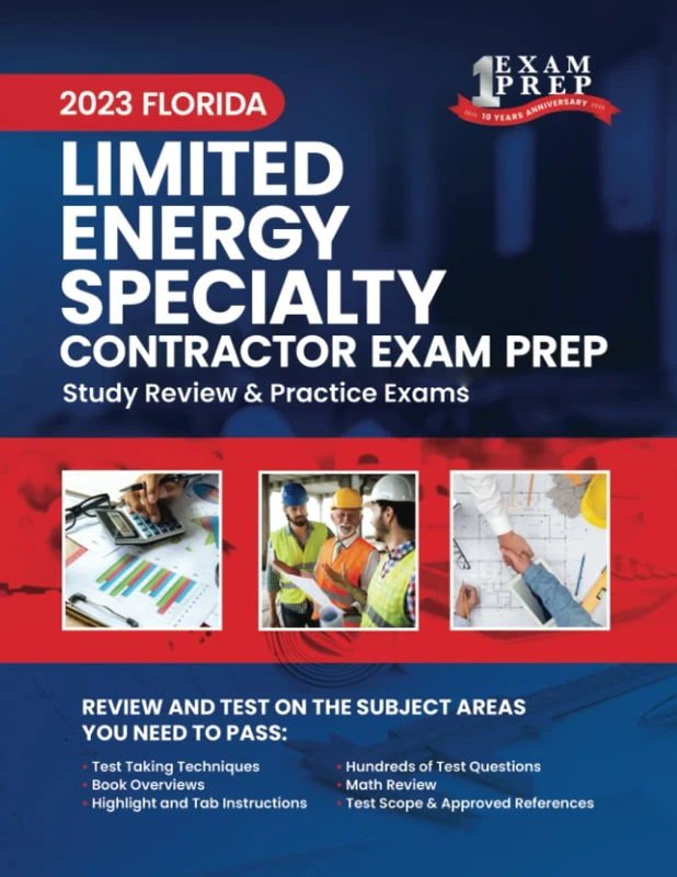 2023 Florida Limited Energy Specialty Contractor Exam Prep: 2023 Study Review & Practice Exam