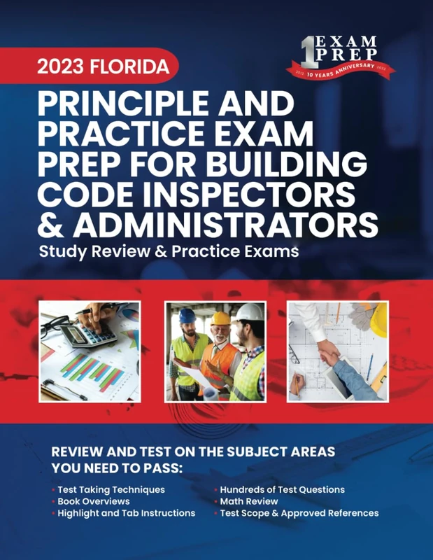 2023 Florida Building Code Administrators Exam Prep: 2023 Study Review & Practice Exams for Inspectors