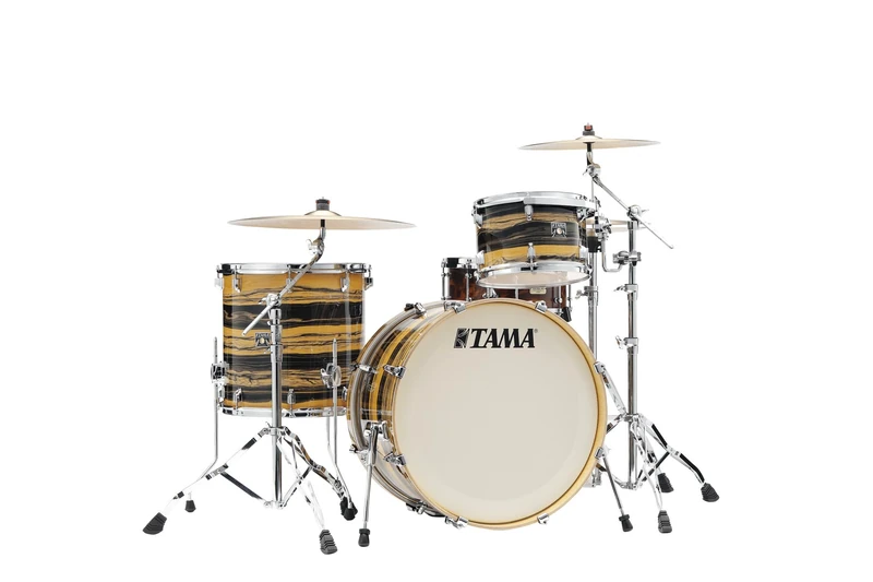 Tama Superstar Classic 3-piece shell pack with 22" bass drum - Natural Ebony Tiger