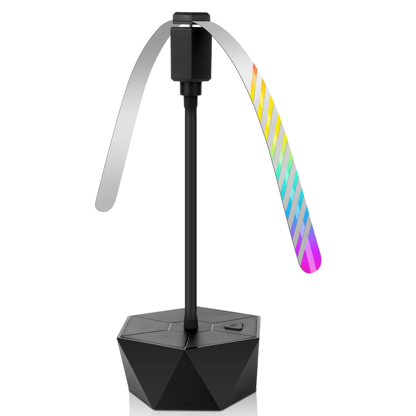 AMFUN Fly Repellent Fan, 1PC Automatic Bugs Fan with Soft Blades for Restaurants, Electric Fans Table Keep Flies Away, Portable Picnic, BBQ, Camping #1 Black