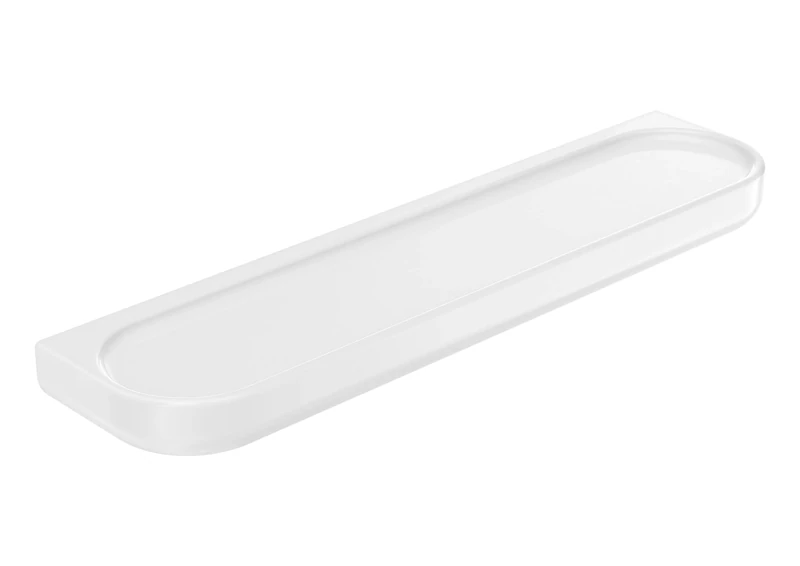 Roca A3870Z0000 Wave Porcelain Shelf, 500 x 100 x 45 mm, White