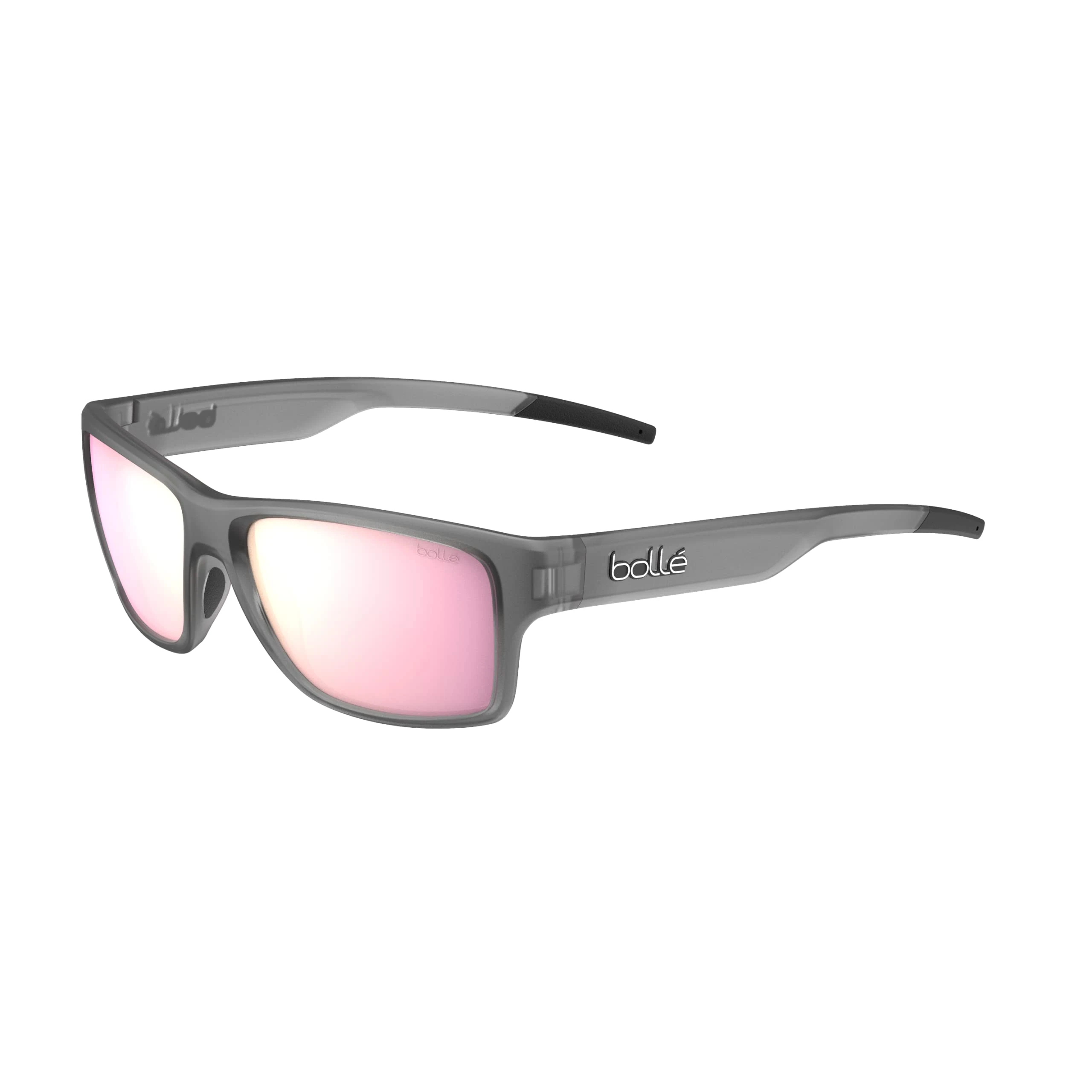 bollé - Status, Grey Frost, Brown Pink Polarized, Medium, Sunglasses, Unisex, Adult