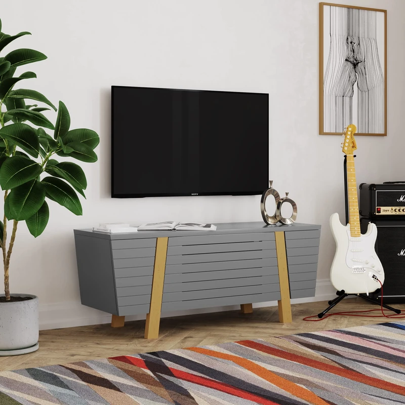 Alphason FLORENCE TV STAND 1200 GREY