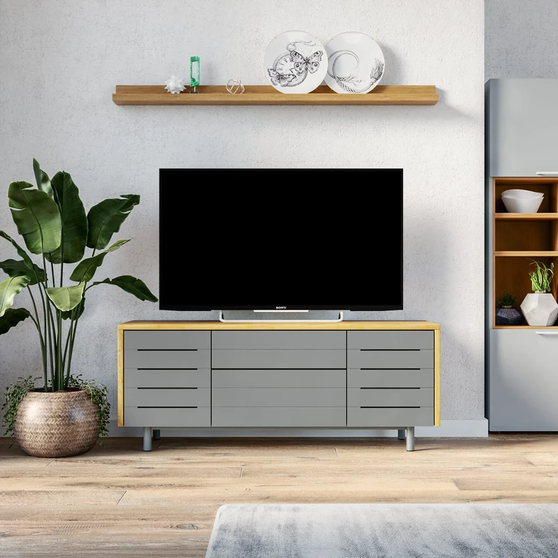 Alphason VENICE TV STAND 1200 GREY