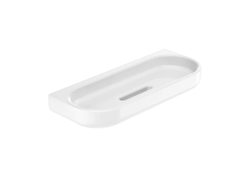 Roca -A3870Z2000 Porcelain Container, Wave, 300 x 120 x 45 mm, White - Image 1