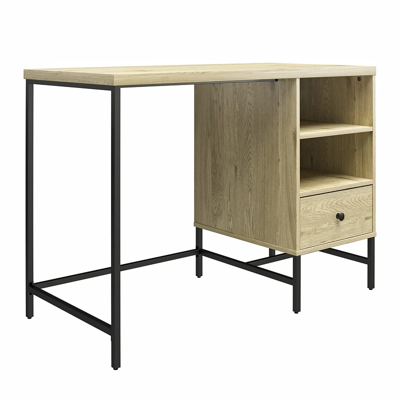 DHP Furniture Tamlin Desk, Linseed Oak Look