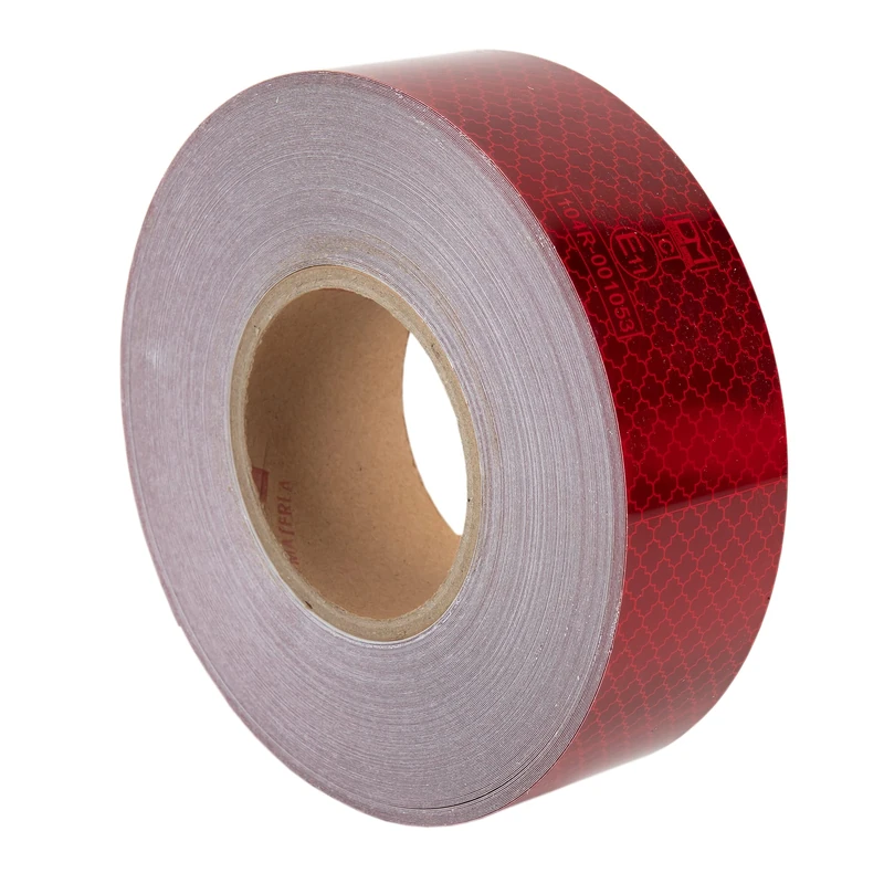 Cofan Reflective Adhesive Tape | High Visibility | Red | Suitable for Vehicle Outline | 50 m Roll