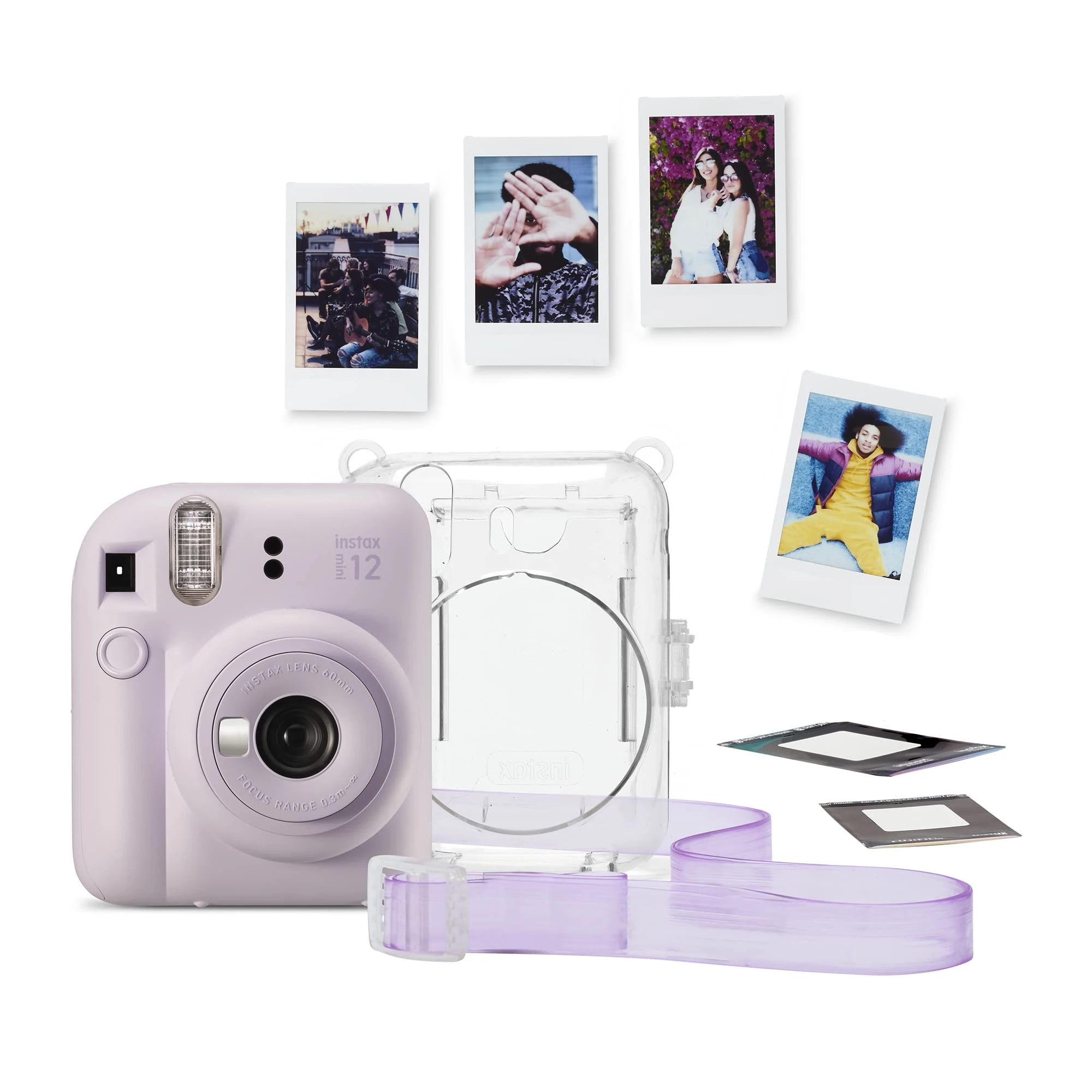 Limited edition instax mini 12 instant camera bundle, Lilac Purple