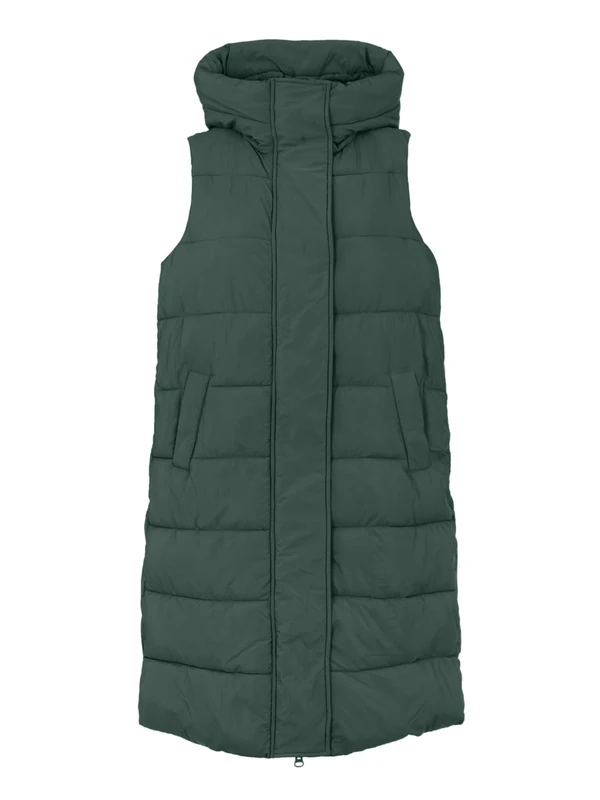 YAS Women's liro Padded Vest S. Noos Quilted, Garden Topiary, XL